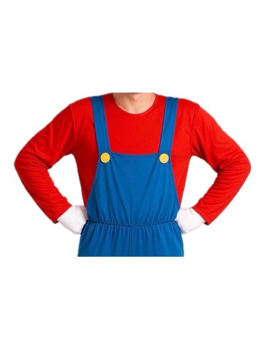 Costume de plombier de jeu vidéo Taille L | Costumes pour adultes Le Roi du Carnaval